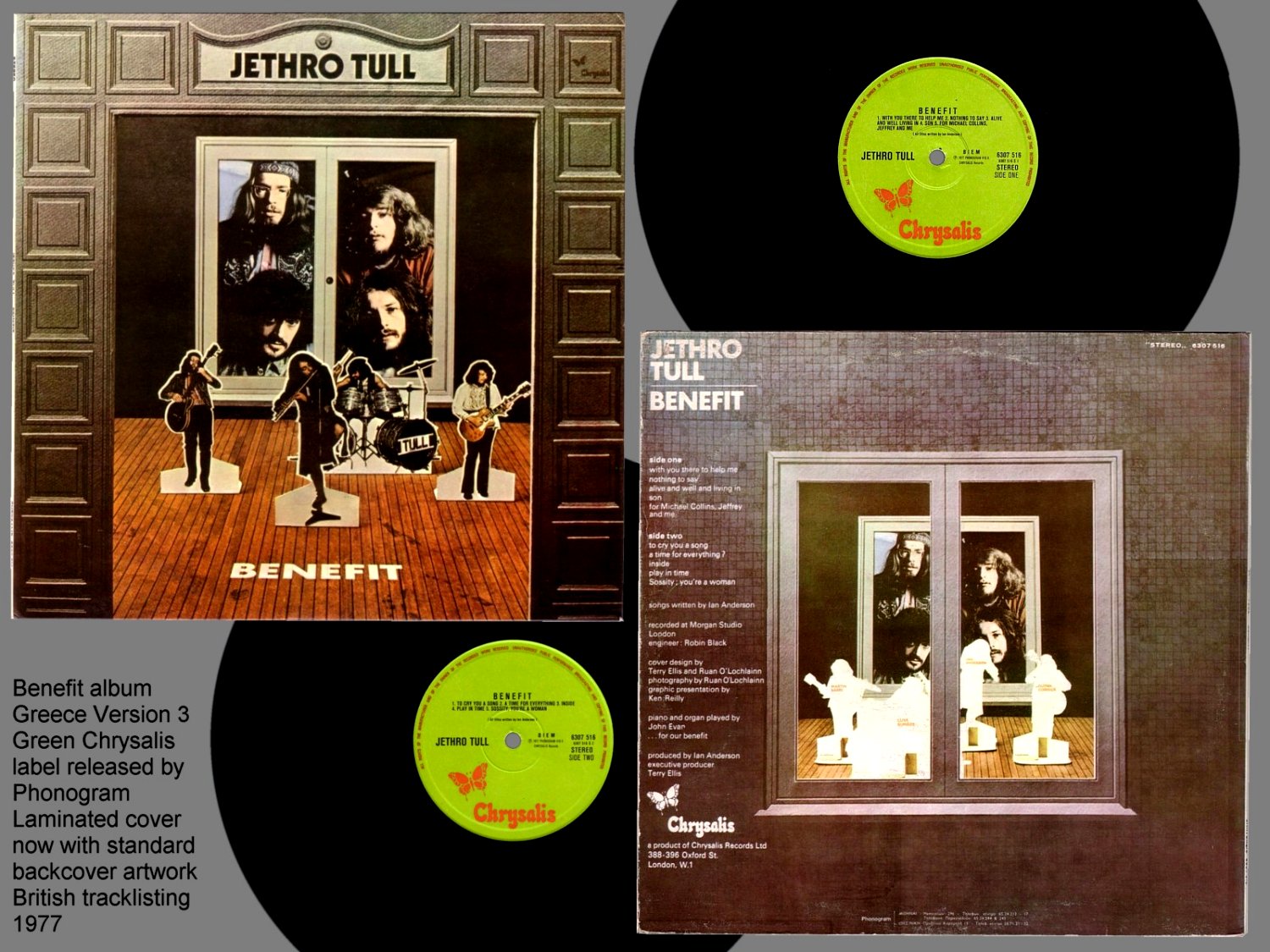 欧LP Jethro Tull Benefit 825646410194 Chrysalis /00260 Jethro Tull - Benefit - Amazon.com Music